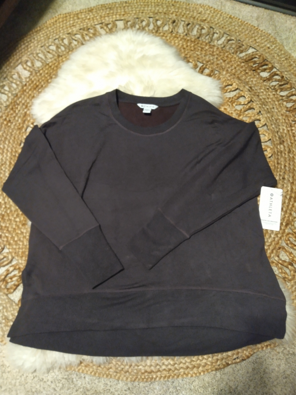 Athleta Coaster Luxe Sweatshirt NWT Size 1X